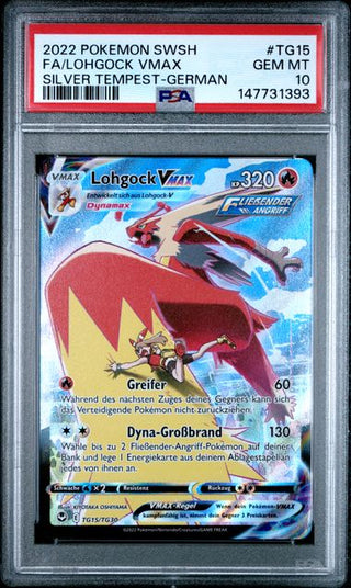 Pokémon Lohgock - Silver Tempest - Deutsch - PSA 10