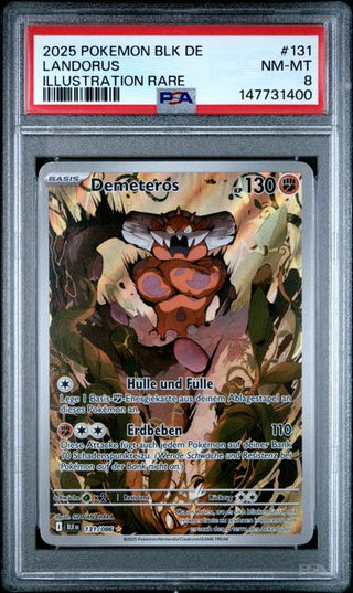 Pokémon Demeteros - Black Bolt - Deutsch - PSA 8