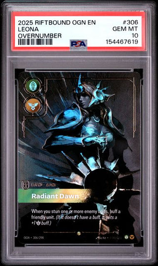 Leona, Radiant Dawn #306 - Showcase - Origins - PSA 10 - Englisch