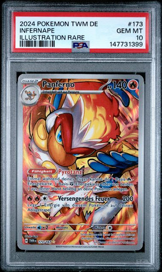 Pokémon Panferno - Twilight Masquerade - Deutsch - PSA 10