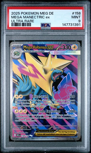 Pokémon Voltenso - Mega-Entwicklung - Deutsch - PSA 9