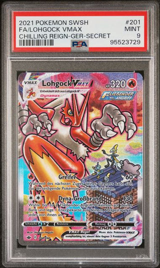 Pokémon Lohgock  - Chilling Reign - Deutsch - PSA 9