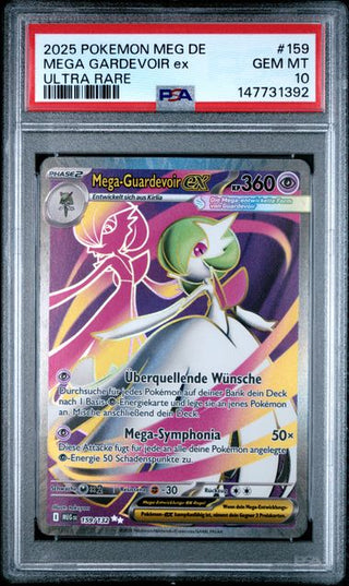 Pokémon Guardevoir - Mega-Entwicklung - Deutsch - PSA 10