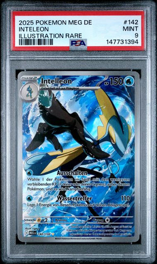 Pokémon Intelleon - Mega-Entwicklung - Deutsch - PSA 9