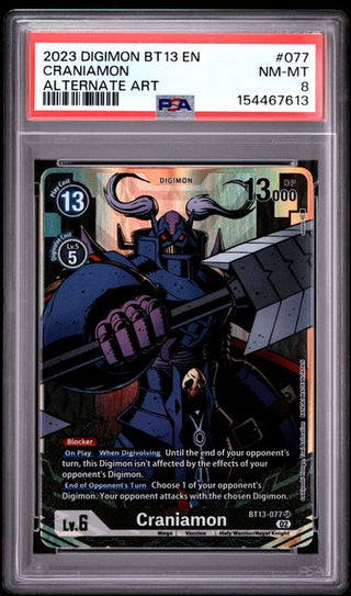 AncientGreymon #017 - Alternative Art - Versus Royal Knights - PSA 9 - Englisch