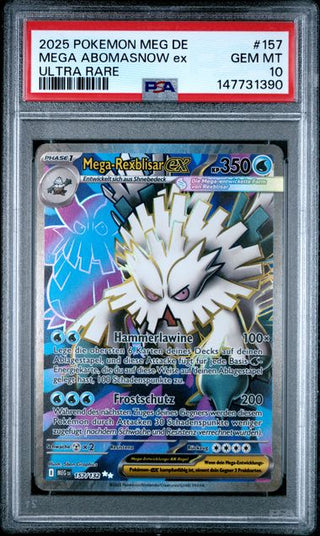 Pokémon Rexblisar - Mega-Entwicklung - Deutsch - PSA 10