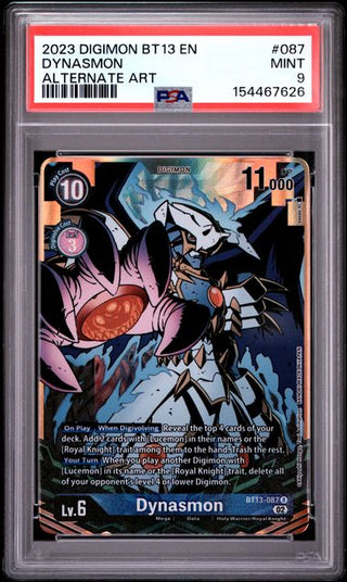 Dynasmon #087 - Alternative Art - Versus Royal Knights - PSA 9 - Englisch