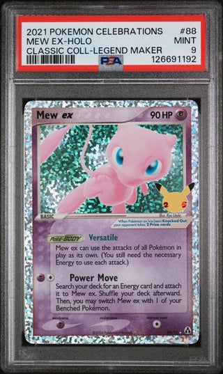 Pokémon Mew ex - Englisch - Celebrations - PSA 9